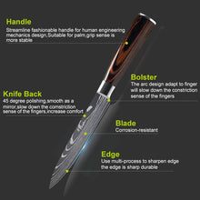 Load image into Gallery viewer, Steel Kitchen Knives