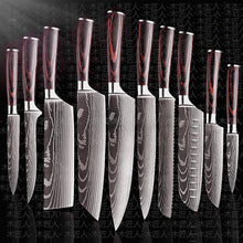Load image into Gallery viewer, Steel Kitchen Knives