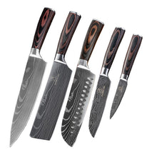 Load image into Gallery viewer, Steel Kitchen Knives